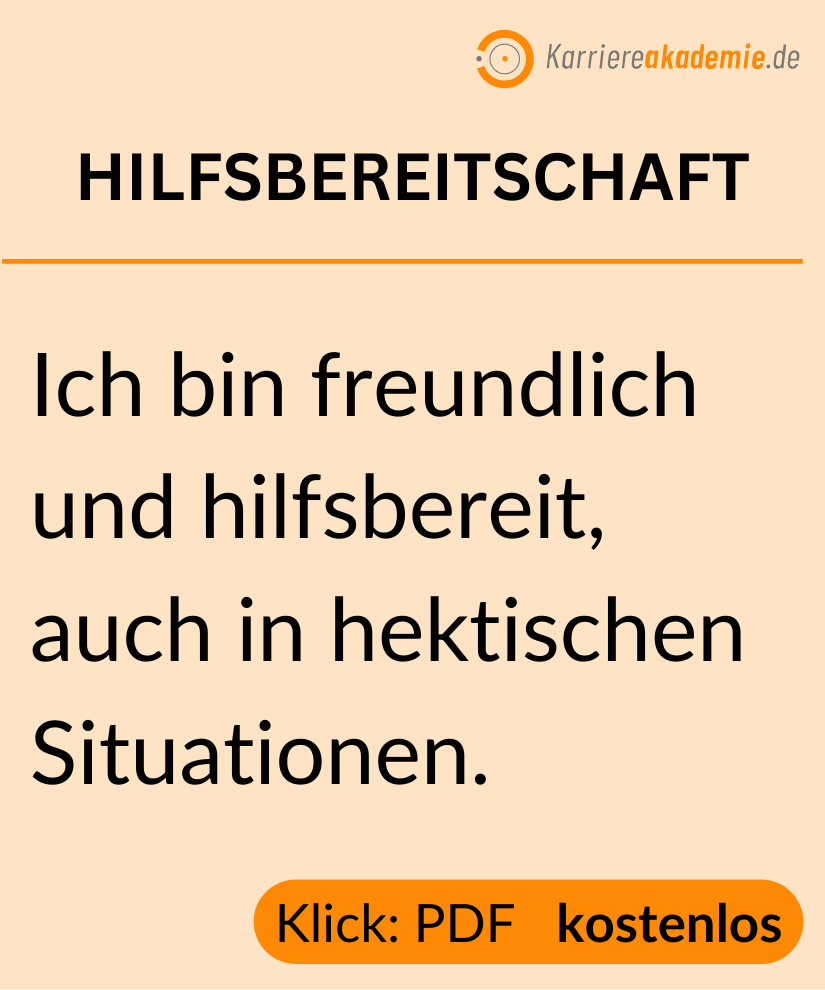 hilfsbereitschaft
